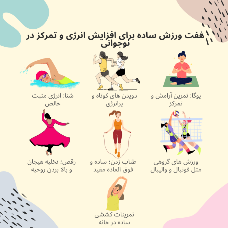 چه ورزش‌هایی انرژی و تمرکزت رو توی نوجوانی چند برابر می‌کنن؟